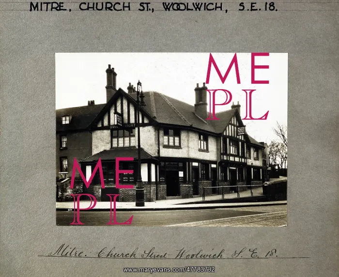 : Photograph of Mitre PH, Woolwich, London : Photograph of Mitre PH, Woolwich, London