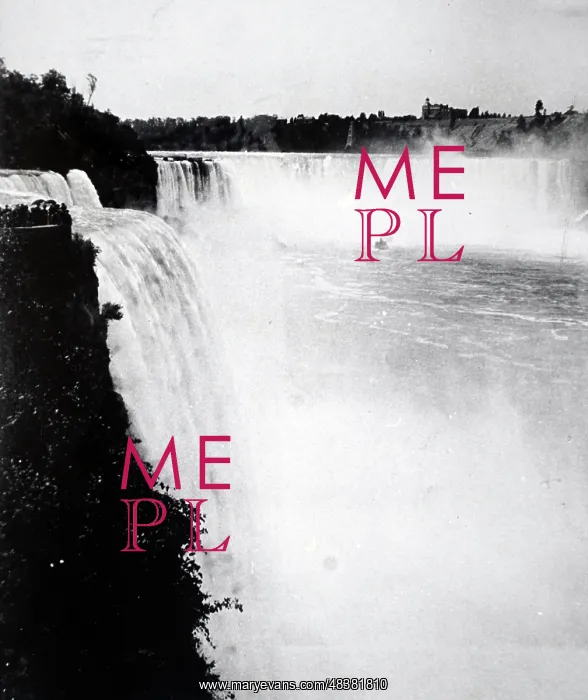 : A photograph of Niagara Falls : A photograph of Niagara Falls