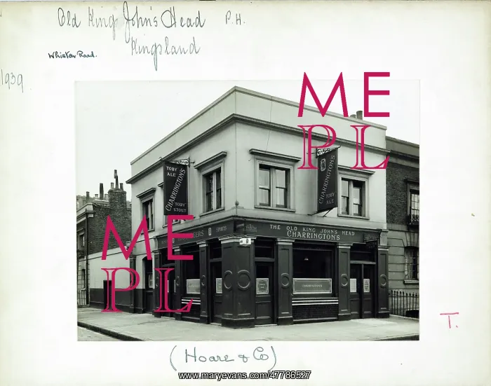 : Photograph of Old King Johns Head PH, Kingsland, London : Photograph of Old King Johns Head PH, Kingsland, London