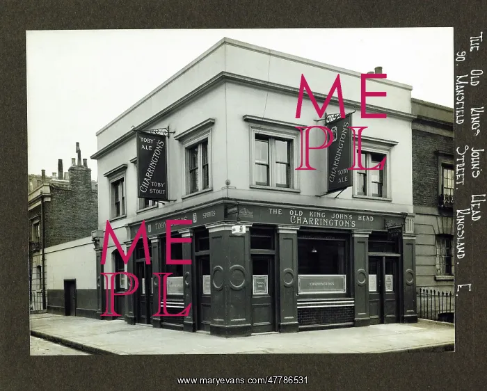 : Photograph of Old King Johns Head PH, Kingsland, London : Photograph of Old King Johns Head PH, Kingsland, London