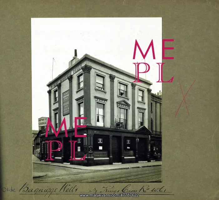 : Photograph of Olde Bagnigge Wells PH, Kings Cross, London : Photograph of Olde Bagnigge Wells PH, Kings Cross, London