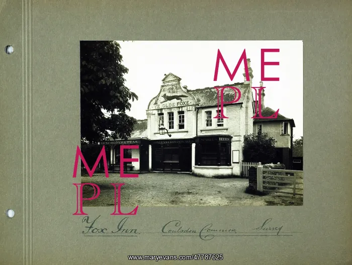 : Photograph of Olde Foxe PH, Coulsdon Common, Surrey : Photograph of Olde Foxe PH, Coulsdon Common, Surrey