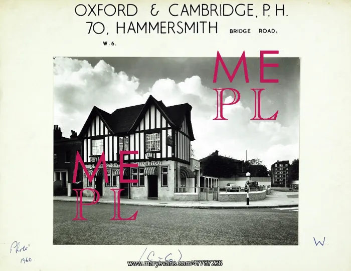 : Photograph of Oxford & Cambridge PH, Hammersmith, London : Photograph of Oxford & Cambridge PH, Hammersmith, London