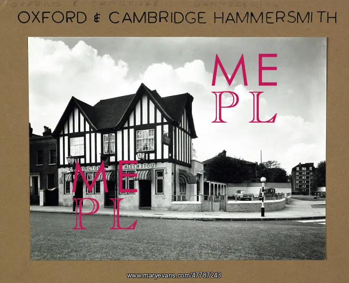 : Photograph of Oxford & Cambridge PH, Hammersmith, London : Photograph of Oxford & Cambridge PH, Hammersmith, London