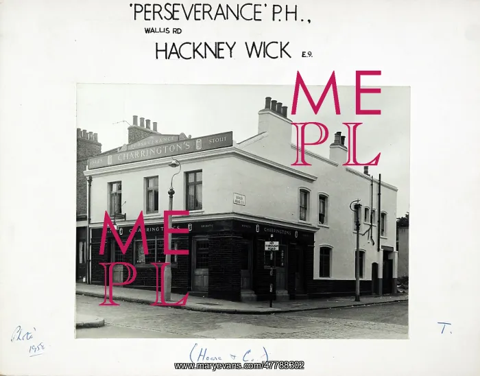 : Photograph of Perseverance PH, Hackney Wick, London : Photograph of Perseverance PH, Hackney Wick, London