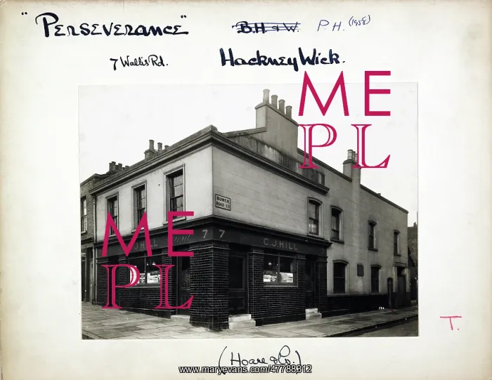 : Photograph of Perseverance PH, Hackney Wick, London : Photograph of Perseverance PH, Hackney Wick, London