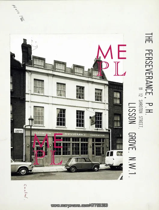  : Photograph of Perseverance PH, Marylebone, London