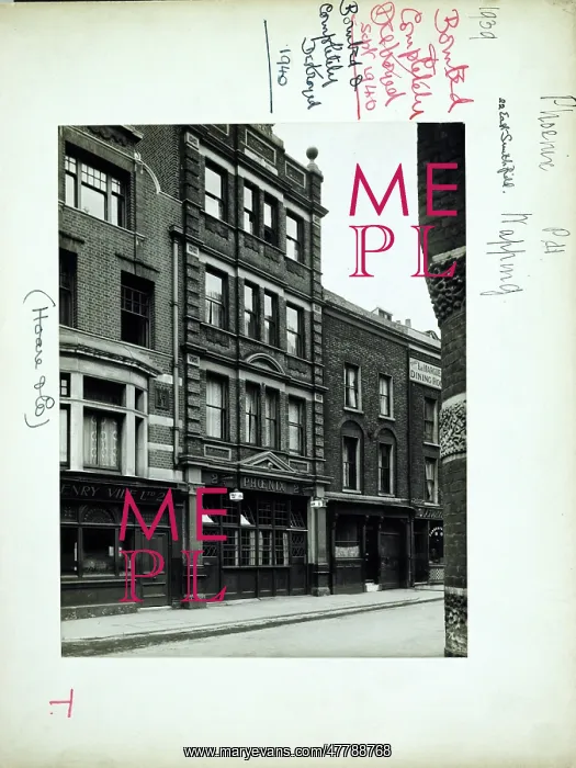 : Photograph of Phoenix PH, Wapping, London : Photograph of Phoenix PH, Wapping, London