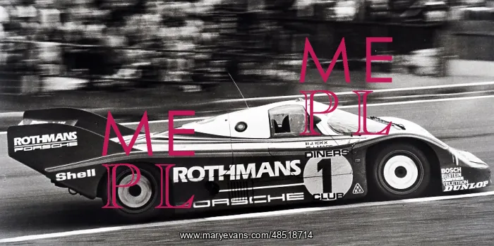 : A photograph of a Porsche 956 : A photograph of a Porsche 956