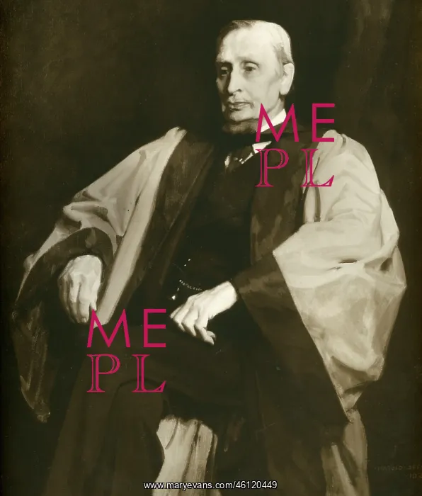  : Photograph of a portrait of Unwin by Speed Harold