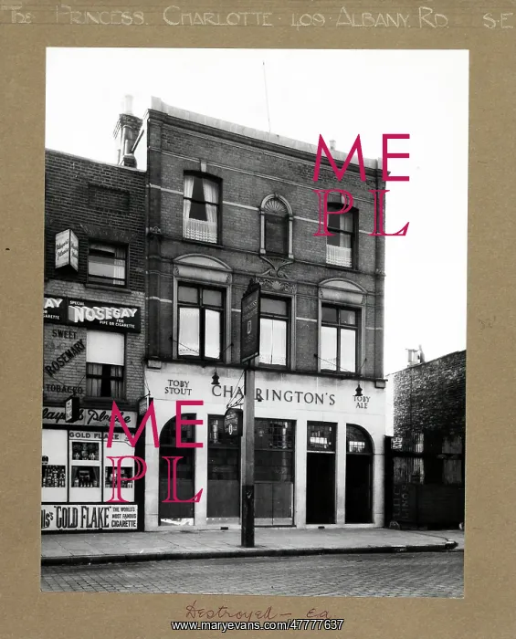 : Photograph of Princess Charlotte PH, Camberwell, London : Photograph of Princess Charlotte PH, Camberwell, London