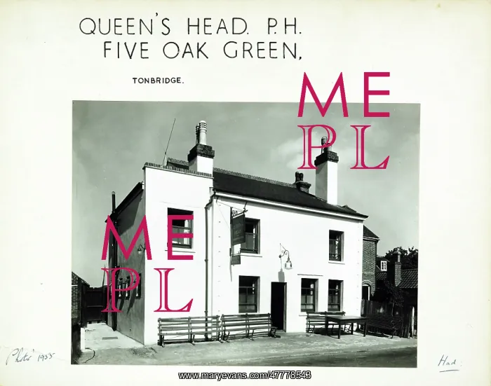: Photograph of Queens Head PH, Tonbridge, Kent : Photograph of Queens Head PH, Tonbridge, Kent