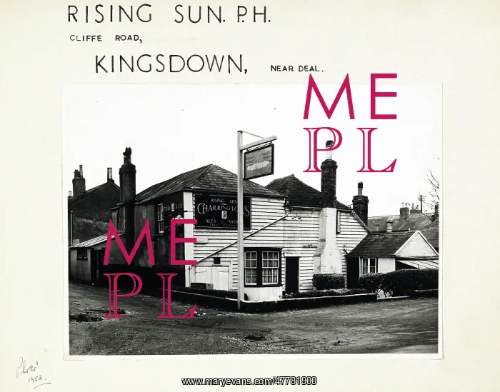 : Photograph of Rising Sun PH, Kingsdown, Kent : Photograph of Rising Sun PH, Kingsdown, Kent