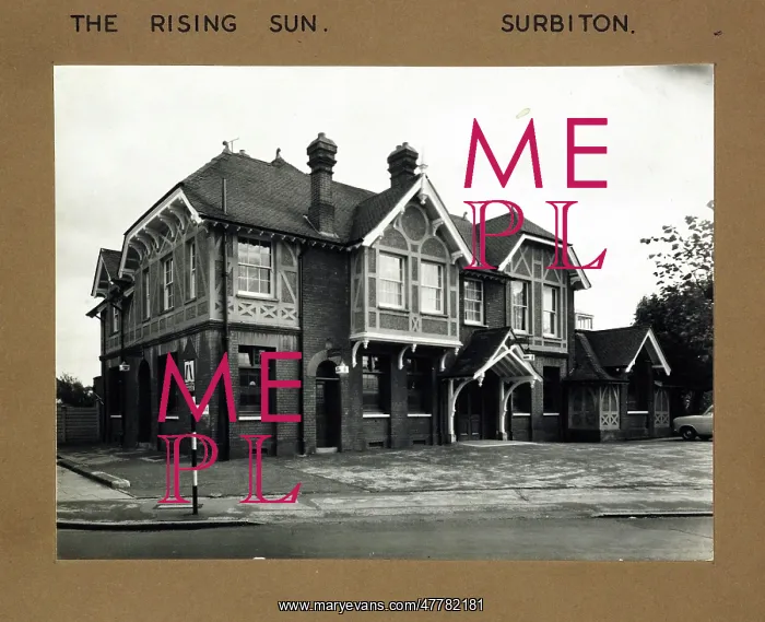 : Photograph of Rising Sun PH, Surbiton, Surrey : Photograph of Rising Sun PH, Surbiton, Surrey