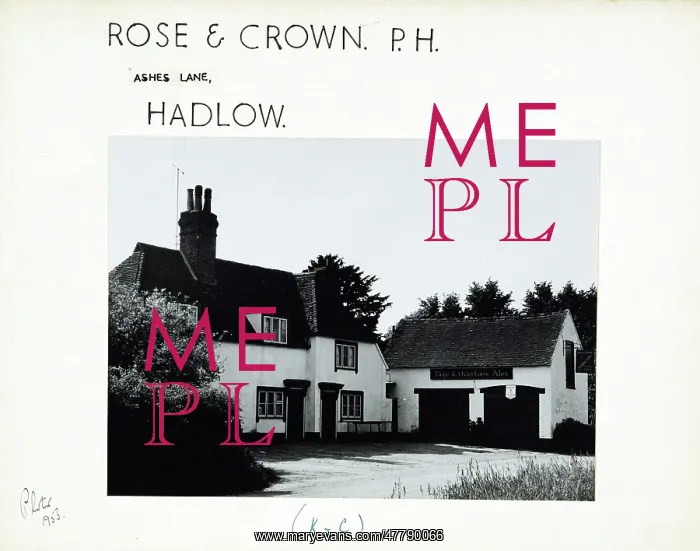 : Photograph of Rose & Crown PH, Hadlow, Kent : Photograph of Rose & Crown PH, Hadlow, Kent