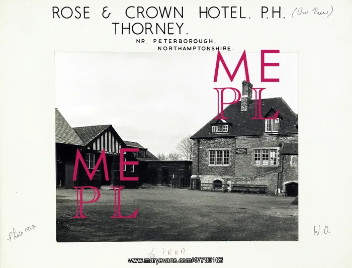 : Photograph of Rose & Crown PH, Thorney, Cambridgeshire : Photograph of Rose & Crown PH, Thorney, Cambridgeshire