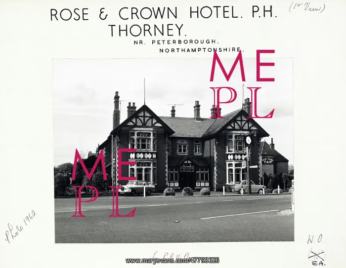 : Photograph of Rose & Crown PH, Thorney, Cambridgeshire : Photograph of Rose & Crown PH, Thorney, Cambridgeshire