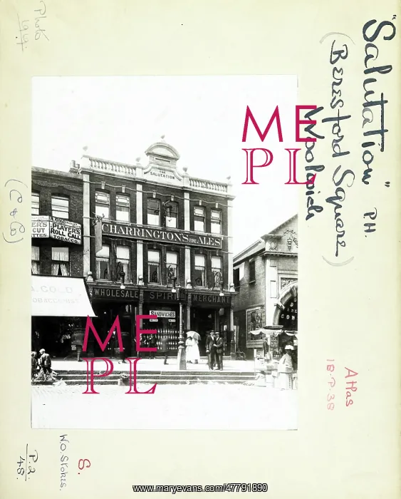 : Photograph of Salutation PH, Woolwich, London : Photograph of Salutation PH, Woolwich, London