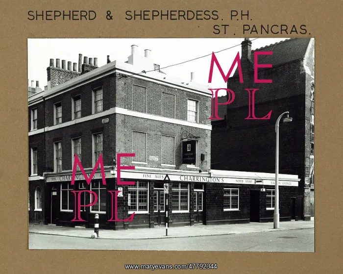 : Photograph of Shepherd & Shepherdess PH, St Pancras, London : Photograph of Shepherd & Shepherdess PH, St Pancras, London
