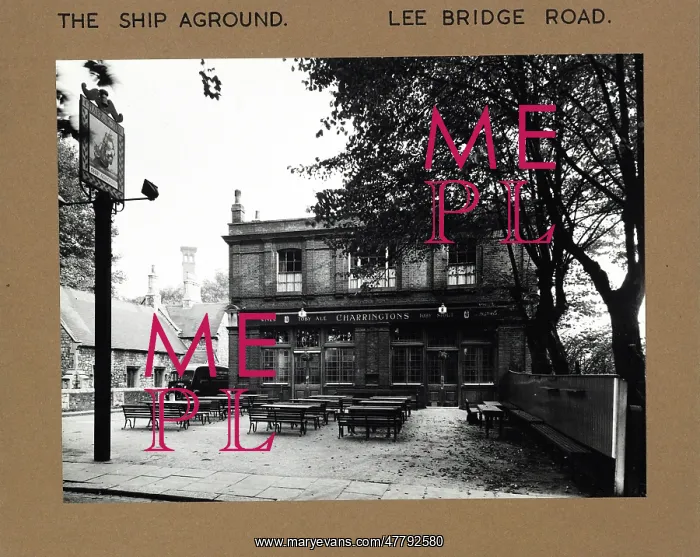 : Photograph of Ship Aground PH, Lea Bridge Road, London : Photograph of Ship Aground PH, Lea Bridge Road, London