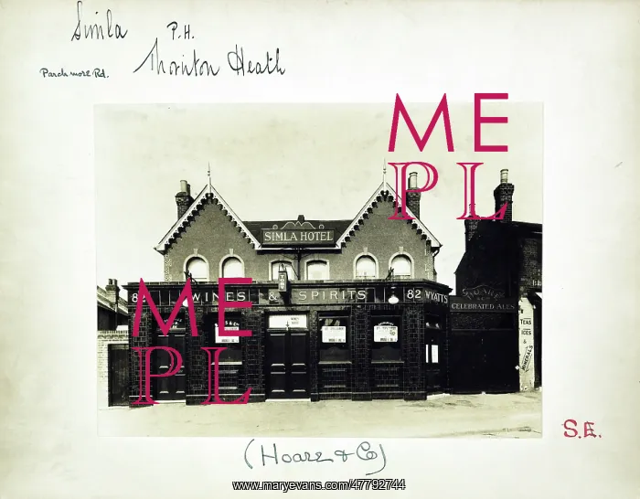 : Photograph of Simla PH, Thornton Heath, Greater London : Photograph of Simla PH, Thornton Heath, Greater London