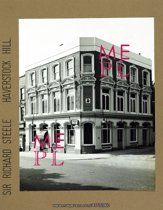 : Photograph of Sir Richard Steele PH, Haverstock Hill, London : Photograph of Sir Richard Steele PH, Haverstock Hill, London