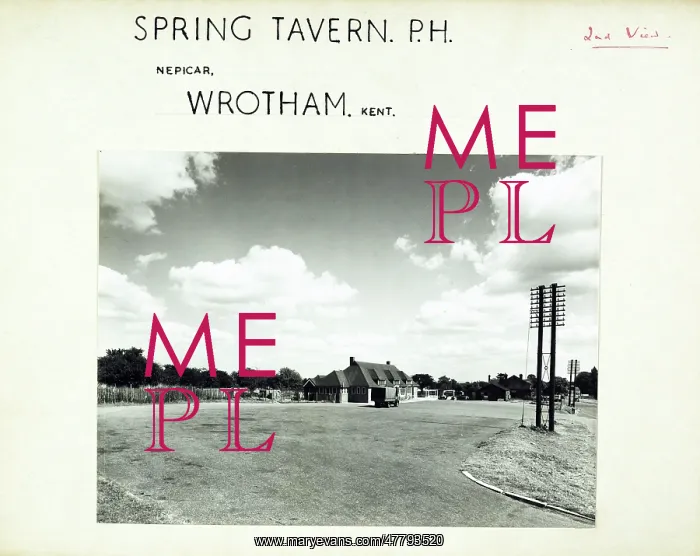 : Photograph of Spring Tavern, Wrotham, Kent : Photograph of Spring Tavern, Wrotham, Kent