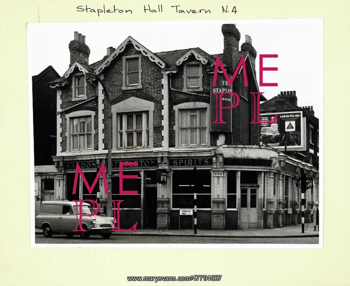 : Photograph of Stapleton Hall PH, Haringey, London : Photograph of Stapleton Hall PH, Haringey, London
