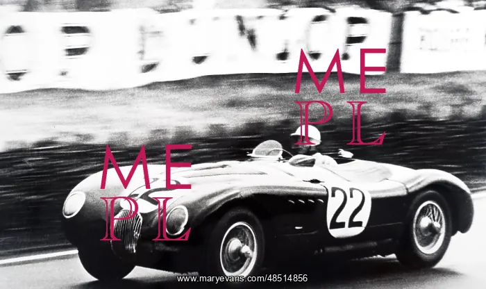 : A photograph of Stirling Moss during the 24 Hours : A photograph of Stirling Moss during the 24 Hours