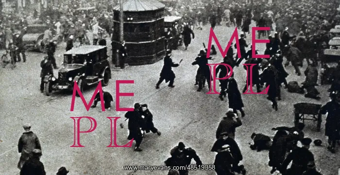 : Photograph taken during the 1932 protests against : Photograph taken during the 1932 protests against