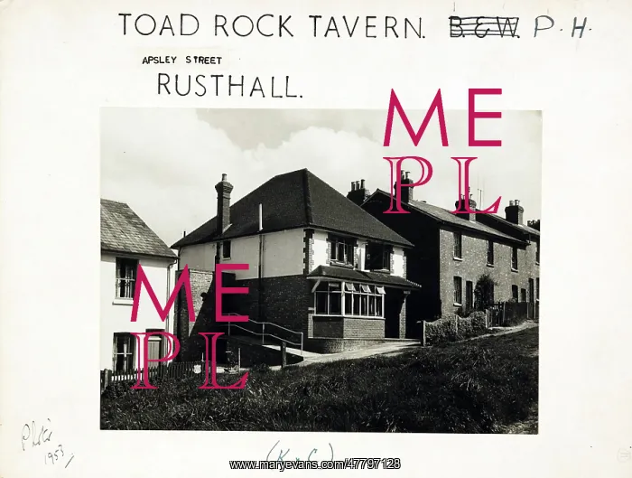 : Photograph of Toad Rock Tavern, Rusthall, Kent : Photograph of Toad Rock Tavern, Rusthall, Kent