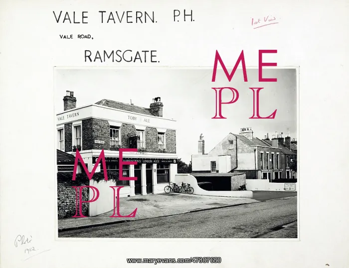 : Photograph of Vale Tavern, Ramsgate, Kent : Photograph of Vale Tavern, Ramsgate, Kent