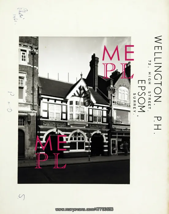 : Photograph of Wellington PH, Epsom, Surrey : Photograph of Wellington PH, Epsom, Surrey