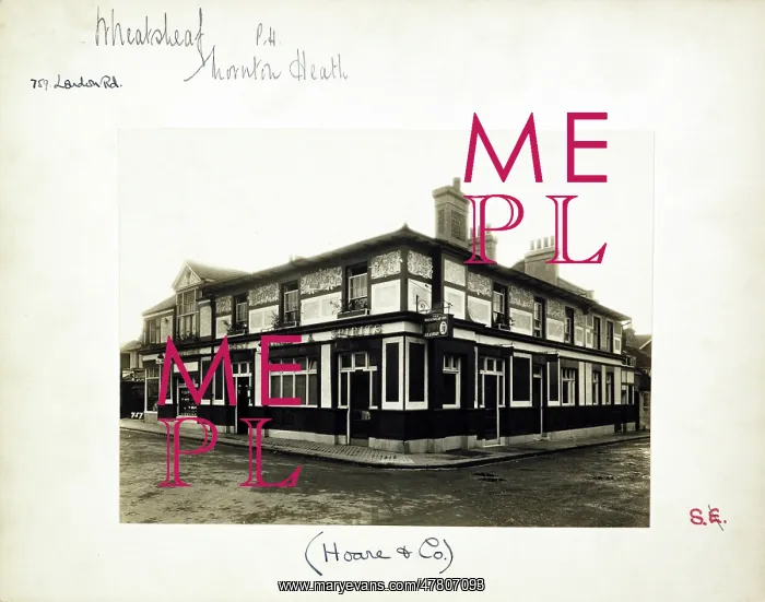 : Photograph of Wheatsheaf PH, Thornton Heath, Greater London : Photograph of Wheatsheaf PH, Thornton Heath, Greater London
