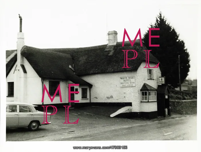 : Photograph of White Hart Hotel, Honiton, Devon : Photograph of White Hart Hotel, Honiton, Devon