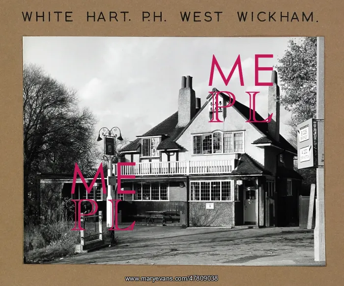 : Photograph of White Hart PH, West Wickham, Greater London : Photograph of White Hart PH, West Wickham, Greater London