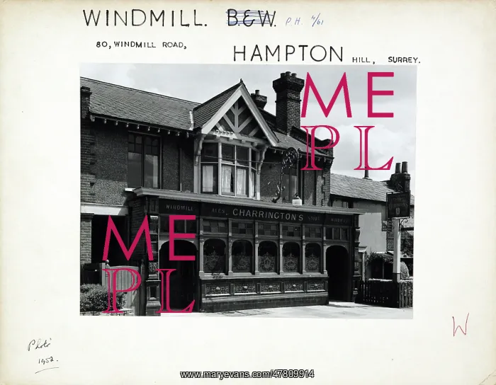 : Photograph of Windmill PH, Hampton Hill, Greater London : Photograph of Windmill PH, Hampton Hill, Greater London
