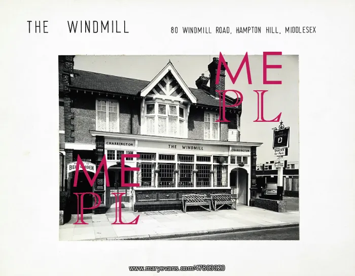 : Photograph of Windmill PH, Hampton Hill, Greater London : Photograph of Windmill PH, Hampton Hill, Greater London