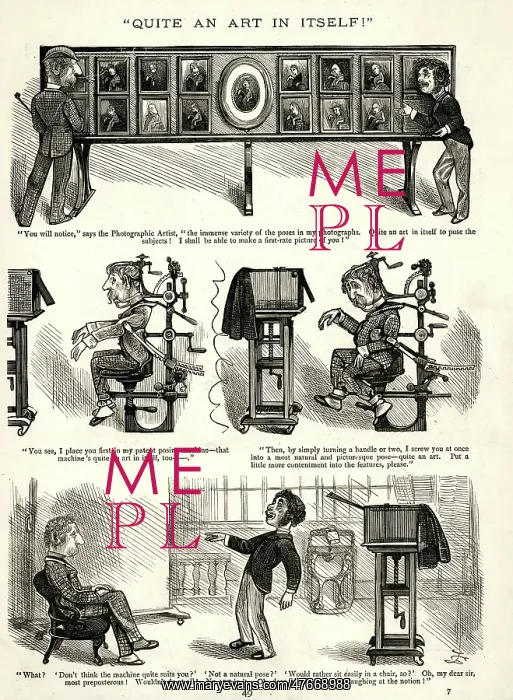 : Photographer explains the posing machine in his studio : Photographer explains the posing machine in his studio