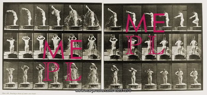 : Photographic motion study of a women pouring ? : Photographic motion study of a women pouring ?