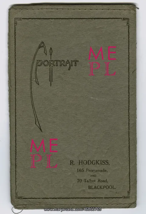 : Photographic portrait wallet : Photographic portrait wallet