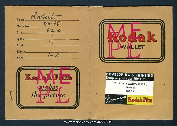 : Photographic print wallet : Photographic print wallet
