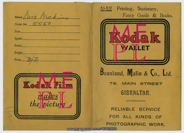 : Photographic print wallet : Photographic print wallet