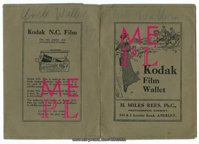 : Photographic print wallet : Photographic print wallet