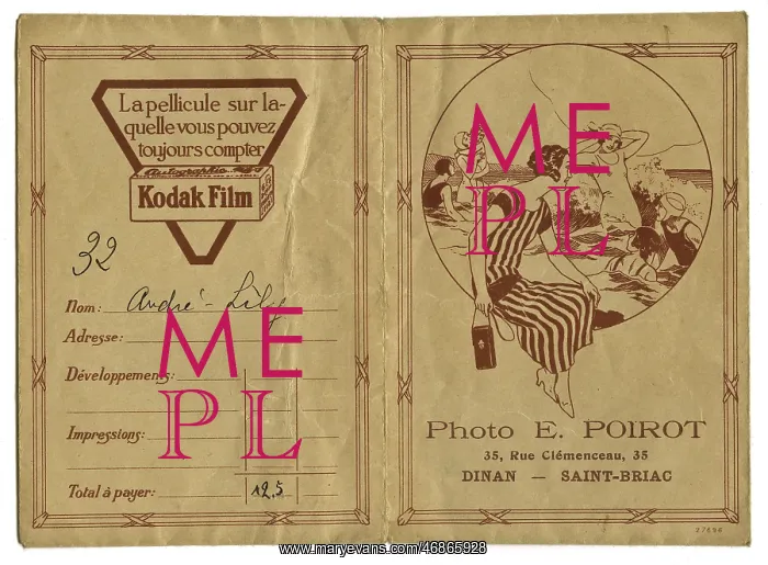 : Photographic print wallet : Photographic print wallet