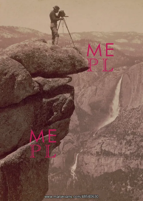 : Photographing Yosemite Falls, 1902 : Photographing Yosemite Falls, 1902
