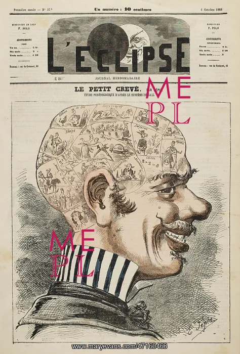  : The phrenological head of the man about town