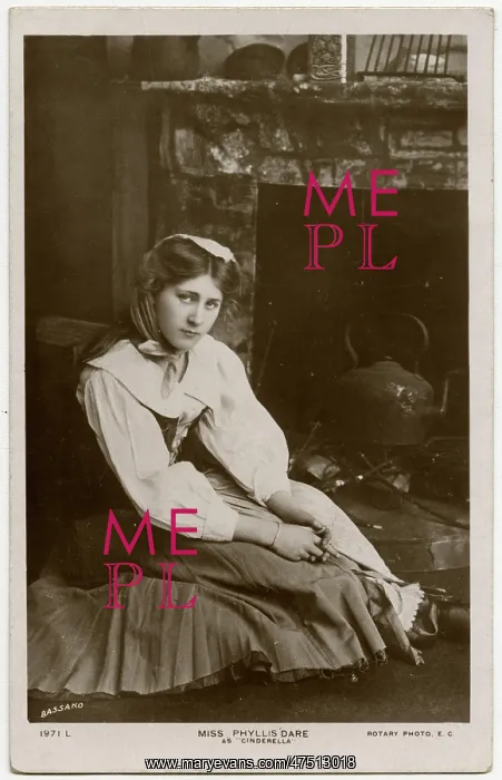 : Phyllis Dare as Cinderella : Phyllis Dare as Cinderella