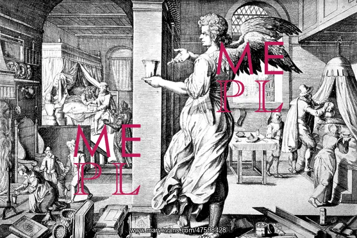 : Physician As Angel, 17th Century : Physician As Angel, 17th Century