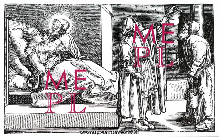 : Physician examines a specimen of urine while the : Physician examines a specimen of urine while the